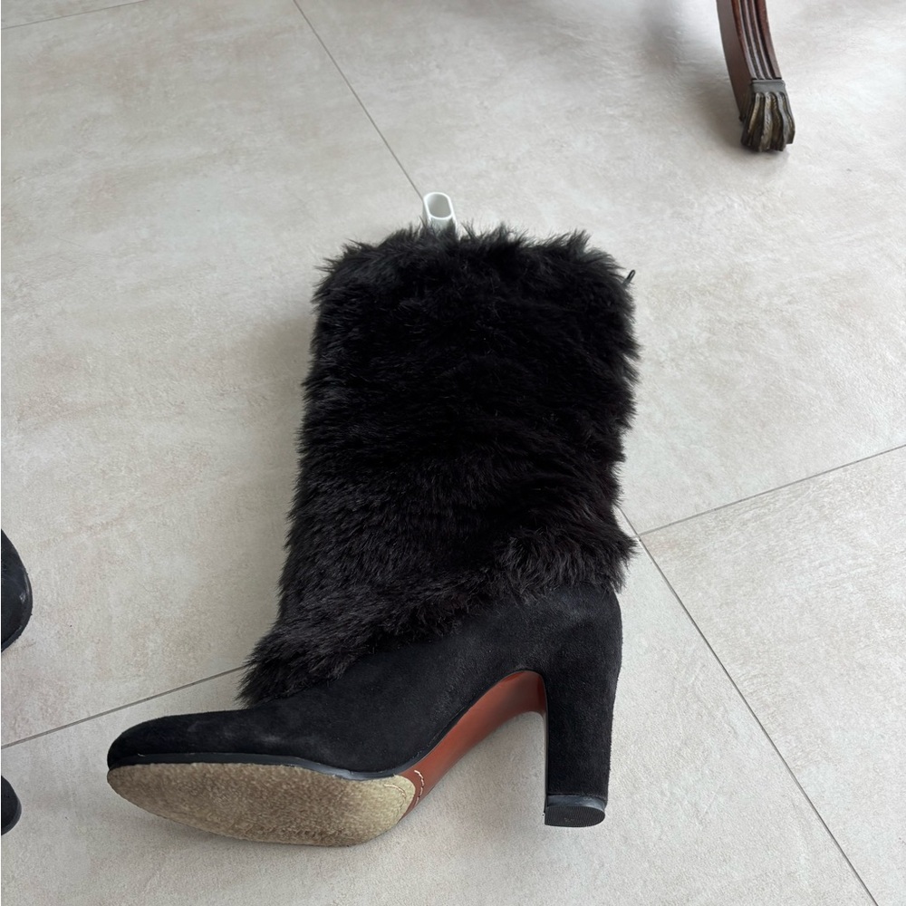 Sam Edelman faux fur boots